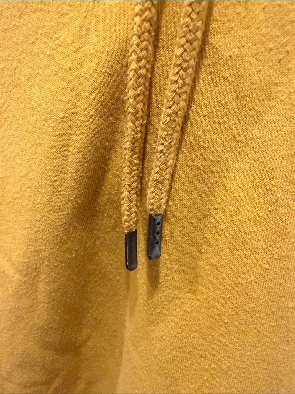 The North Face Men’s Large Mustard Yellow Pullover Fleece Hoodie Logo